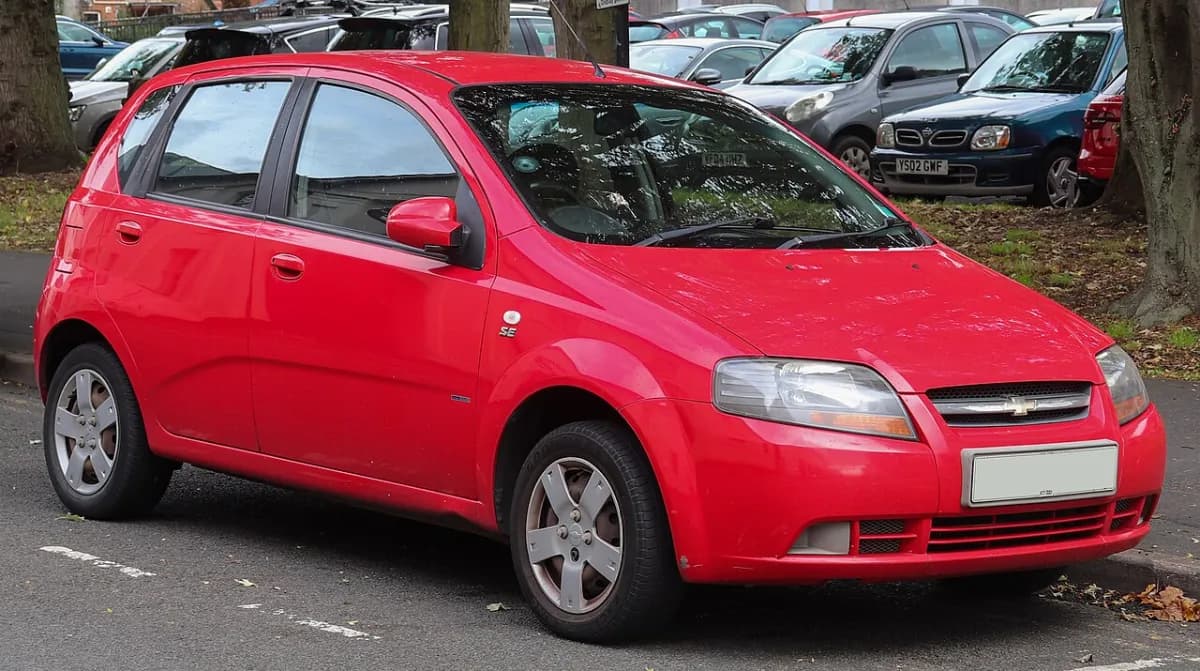 Chevrolet Kalos T200 (2003-2008) önden görünüm